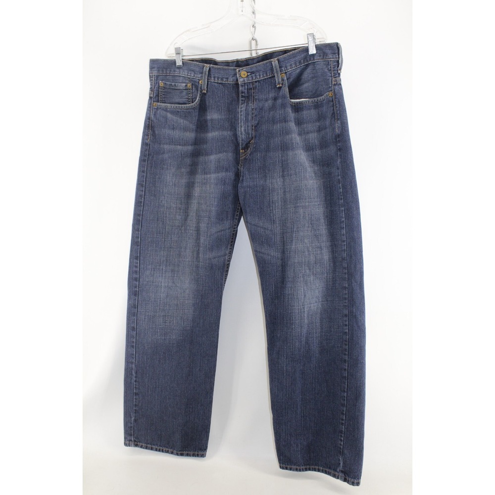 Levi's 559 Jeans Mens 38x32 Blue Medium Wash Straight Leg Relaxed Fit‎ #2
